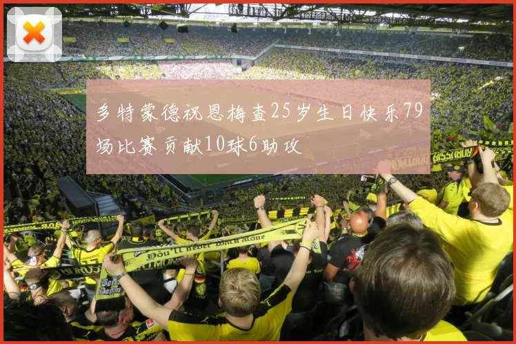 多特蒙德祝恩梅查25岁生日快乐79场比赛贡献10球6助攻